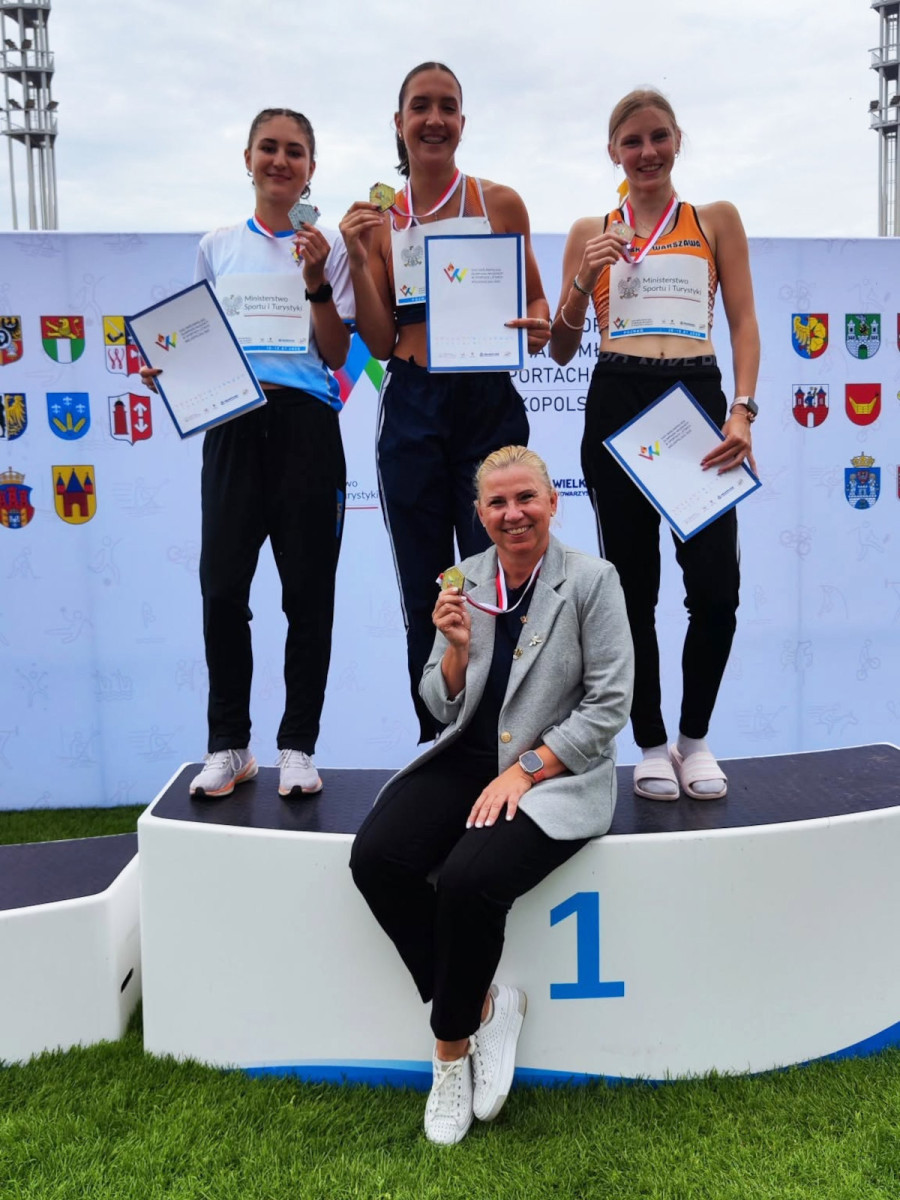 Lekkoatletki na podium Mistrzostw Polski U18 w Poznaniu