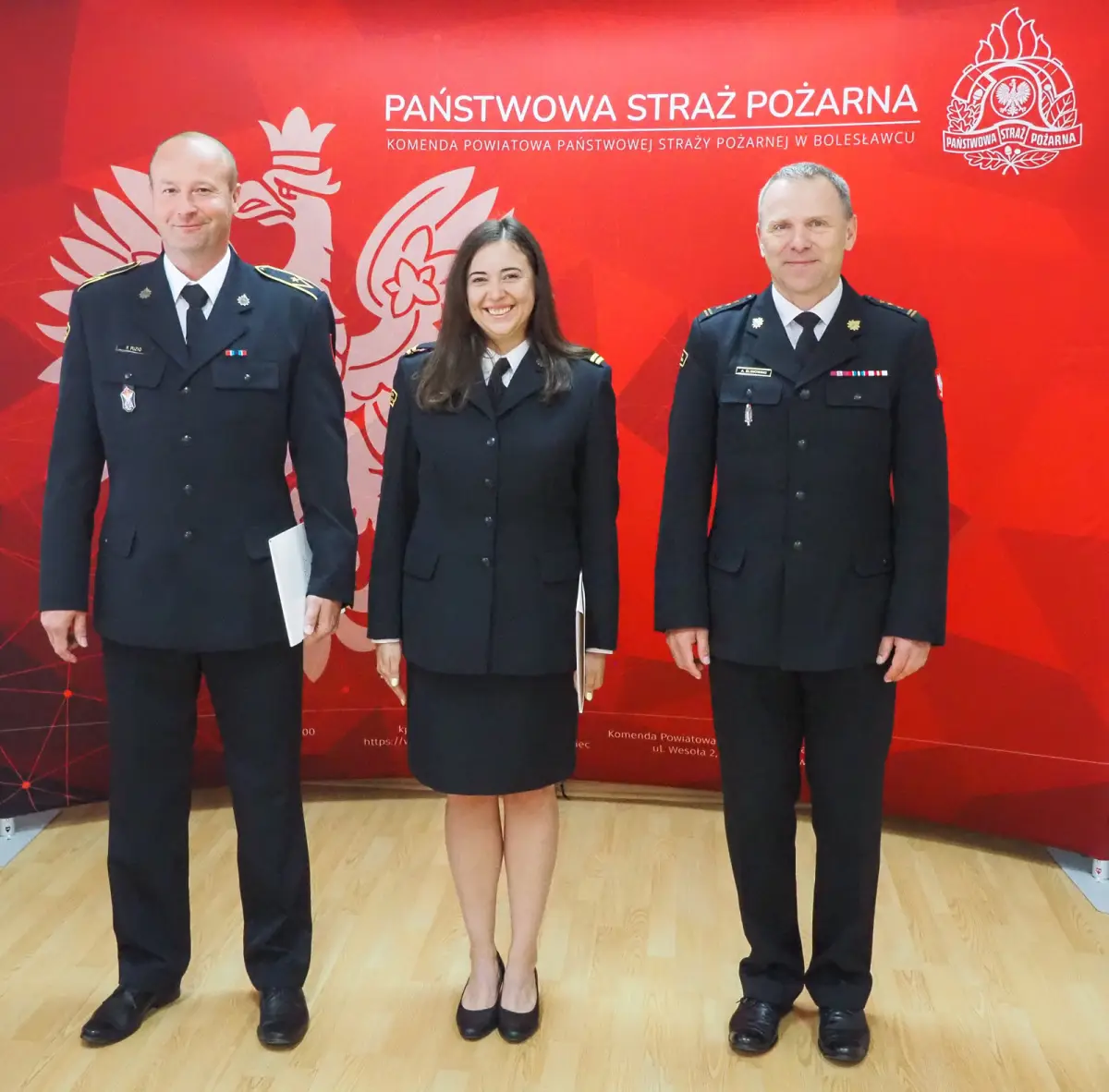 Uroczysta zbiórka w KP PSP Bolesławiec