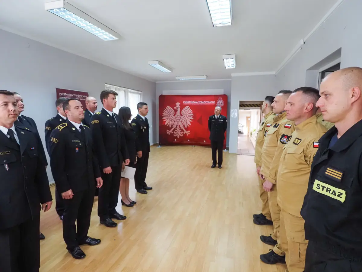 Uroczysta zbiórka w KP PSP Bolesławiec