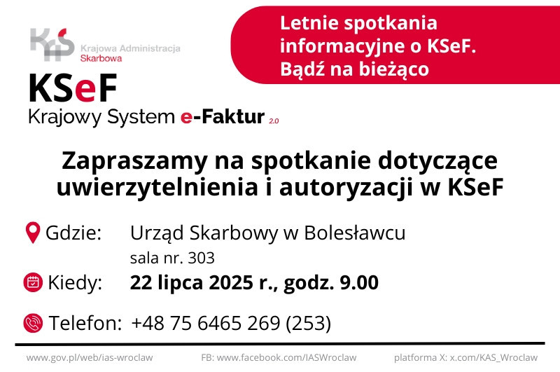 Plakat informujący o spotkaniu