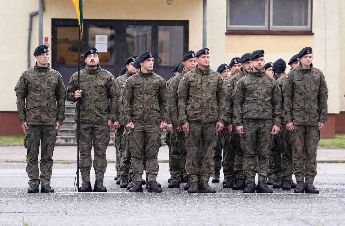 Uroczystość w 10 Brygadzie Kawalerii Pancernej w Świętoszowie