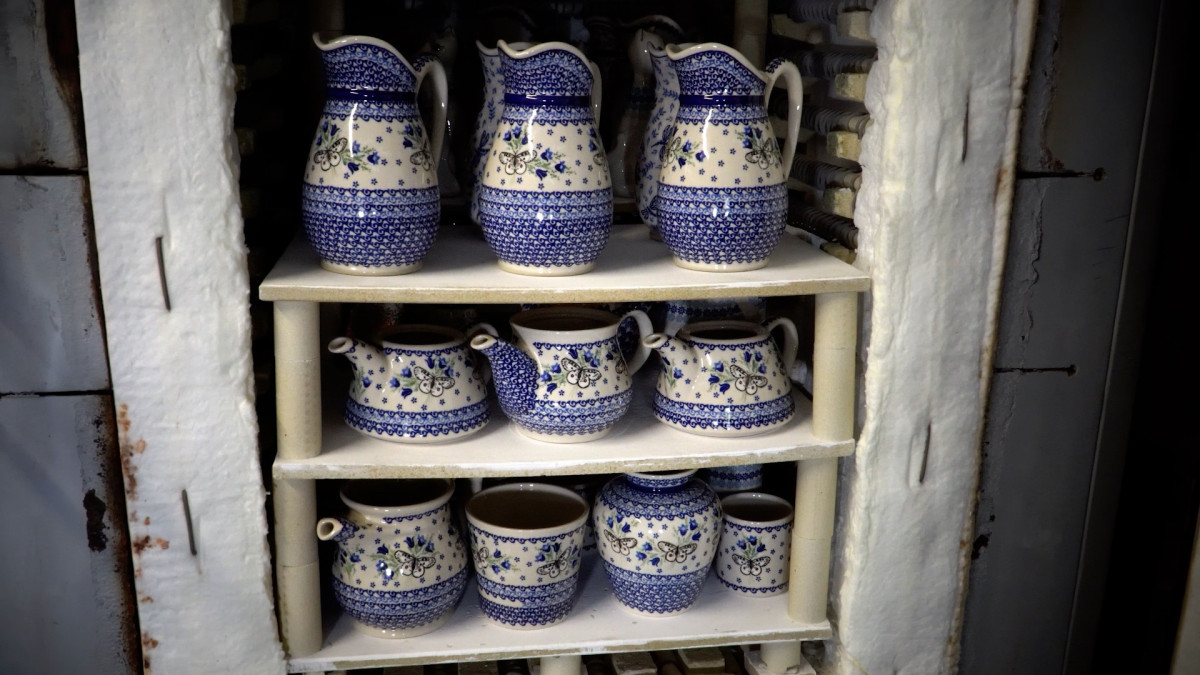 Otwarcie 31. Bolesławieckiego Święta Ceramiki. Piec pełen ceramiki Lady Blue