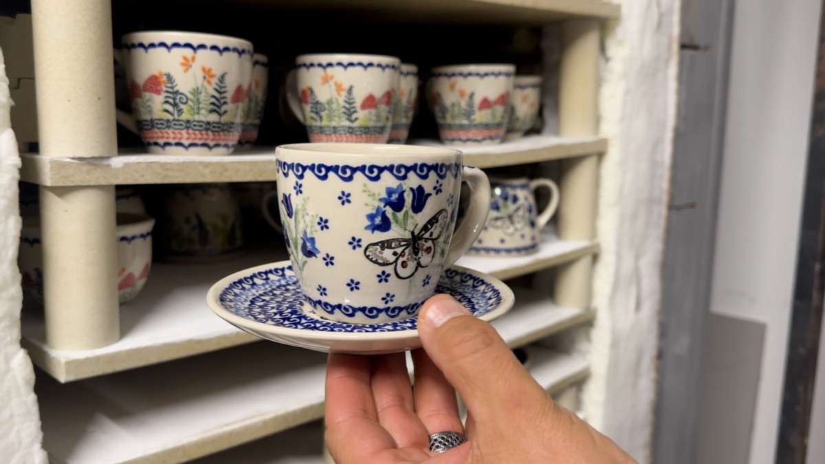 Otwarcie 31. Bolesławieckiego Święta Ceramiki. Piec pełen ceramiki Lady Blue