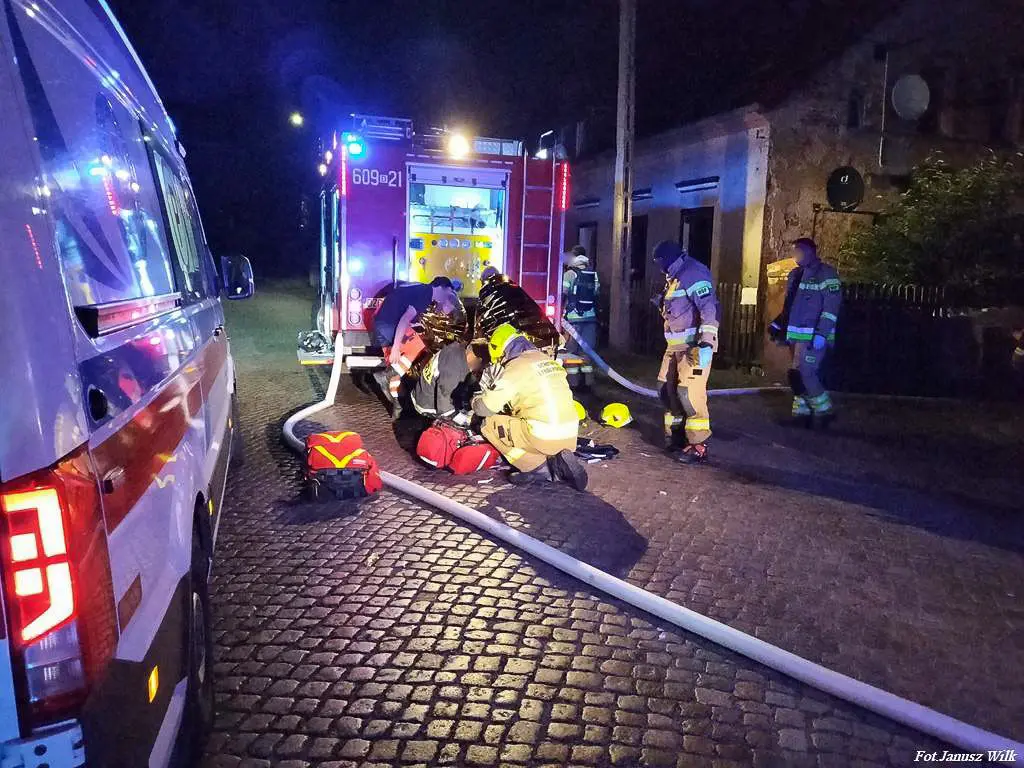 Pożar w Ruszowie