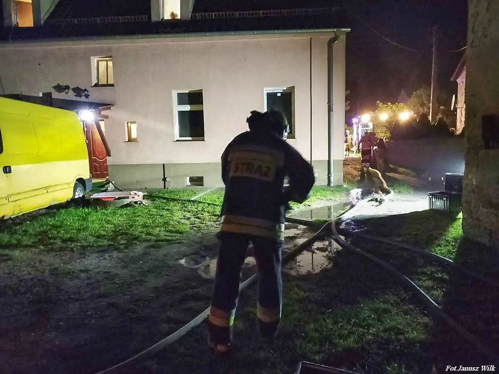 Pożar w Ruszowie