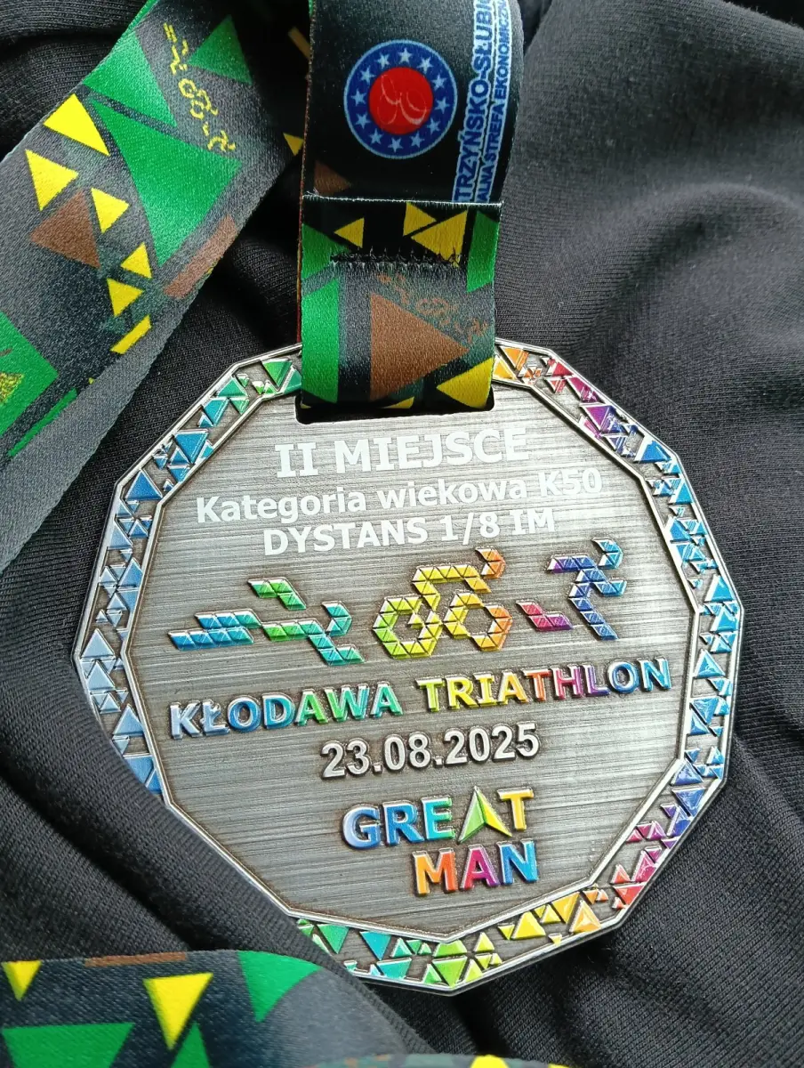 Srebrny medal w triathlonie