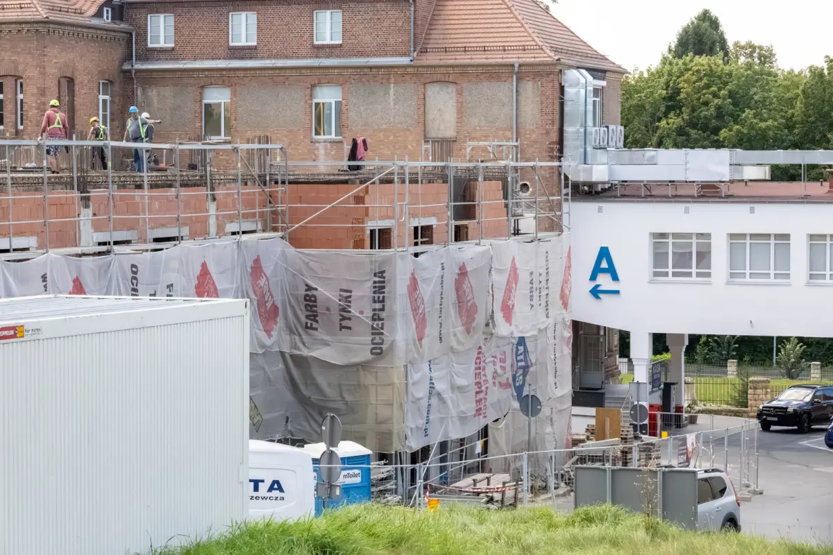 Budowa nowego oddziału szpitala św. Łukasza