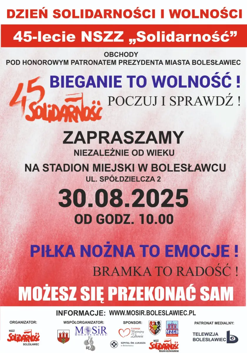 Plakat - 45 lat Solidarności