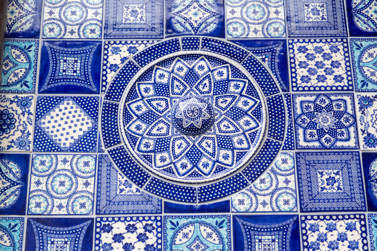 Mozika ceramiczna przy ulicy Prusa w Bolesławcu