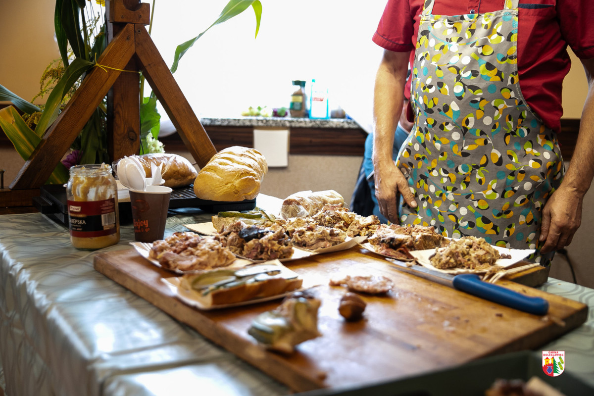 Uczestnicy Bałkańskiej Karczmy w Łące
