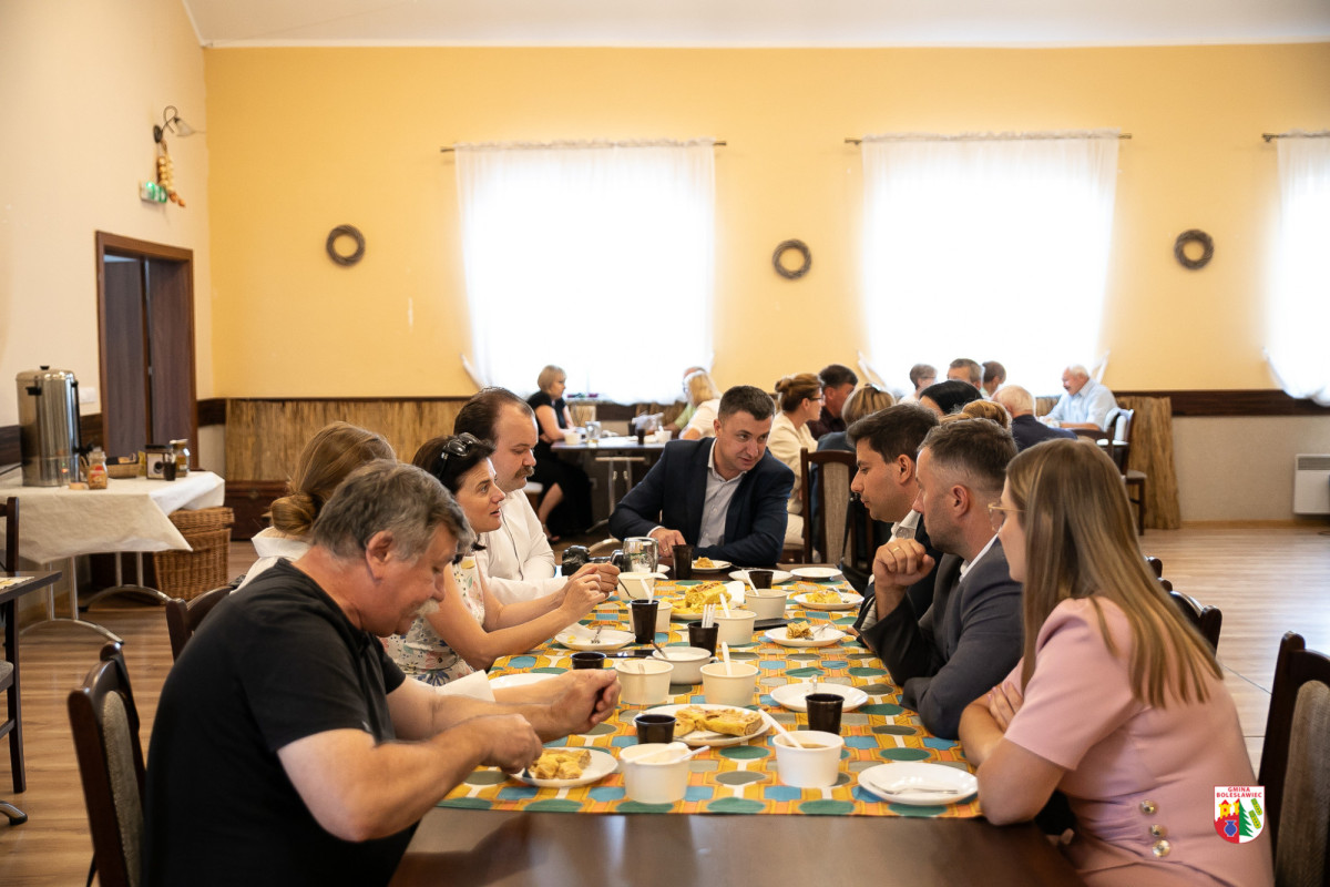 Uczestnicy Bałkańskiej Karczmy w Łące