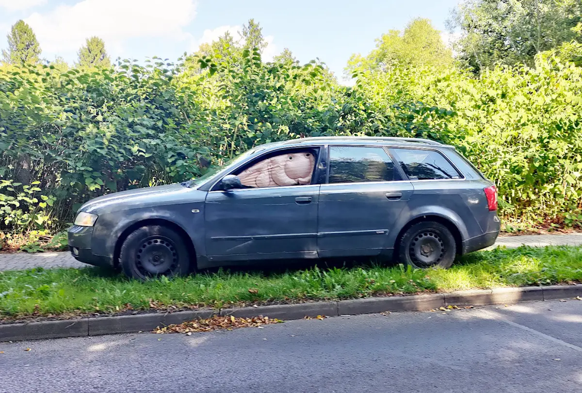 Kolizja dwóch aut na skrzyżowaniu ulic Jeleniogórska i Leśna