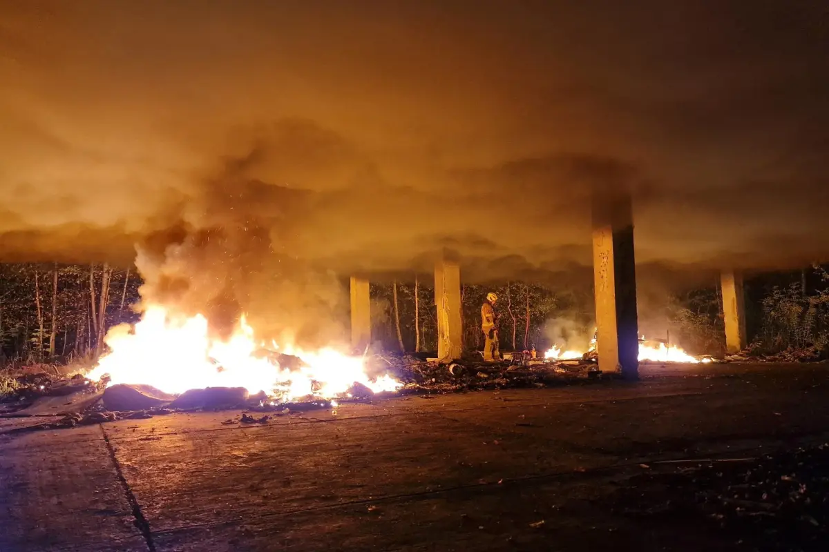 Akcja strażaków w Iwinach