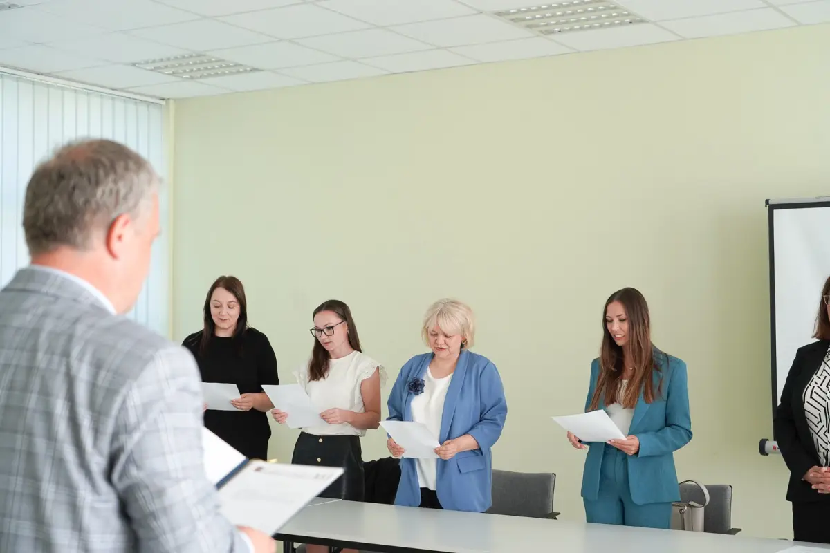 Uroczystość w Starostwie Powiatowym w Bolesławcu