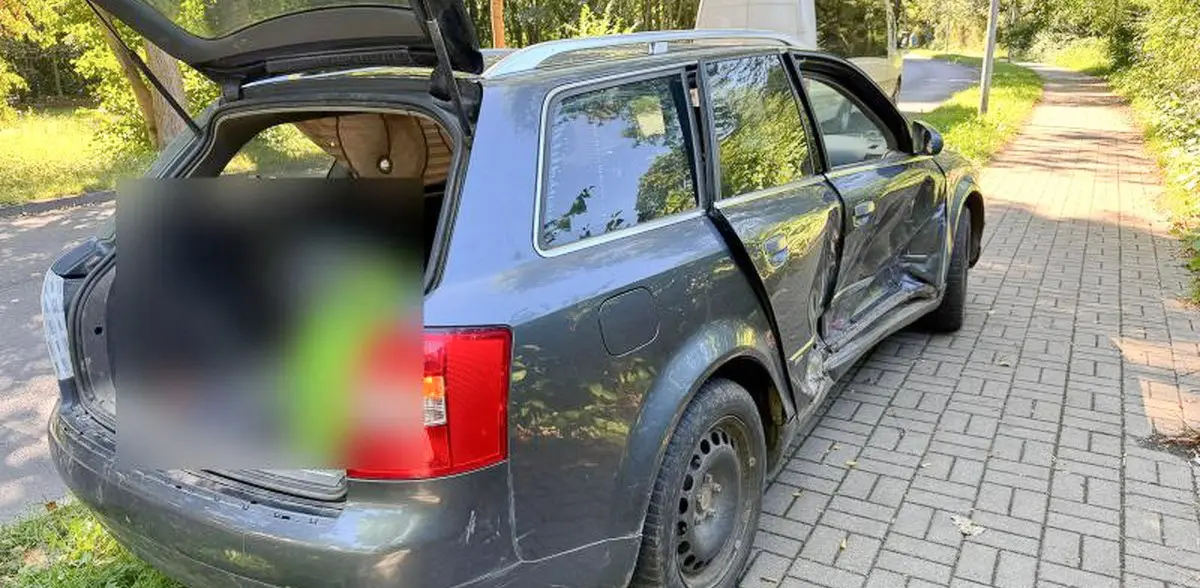 Kolizja przy Jeleniogórskiej