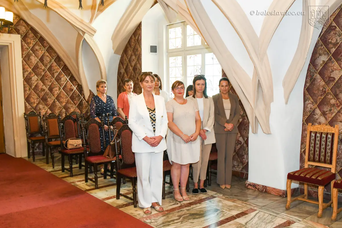 Uroczystość w ratuszu