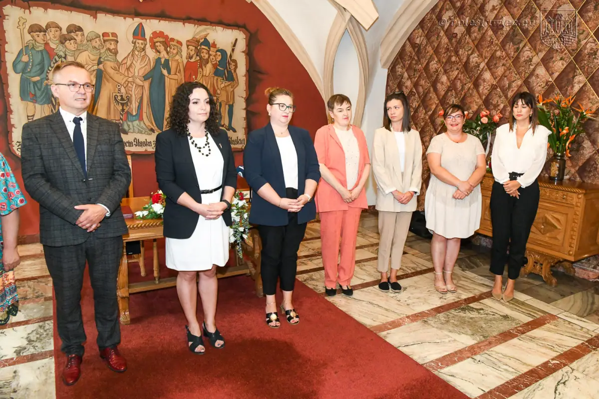 Uroczystość w ratuszu