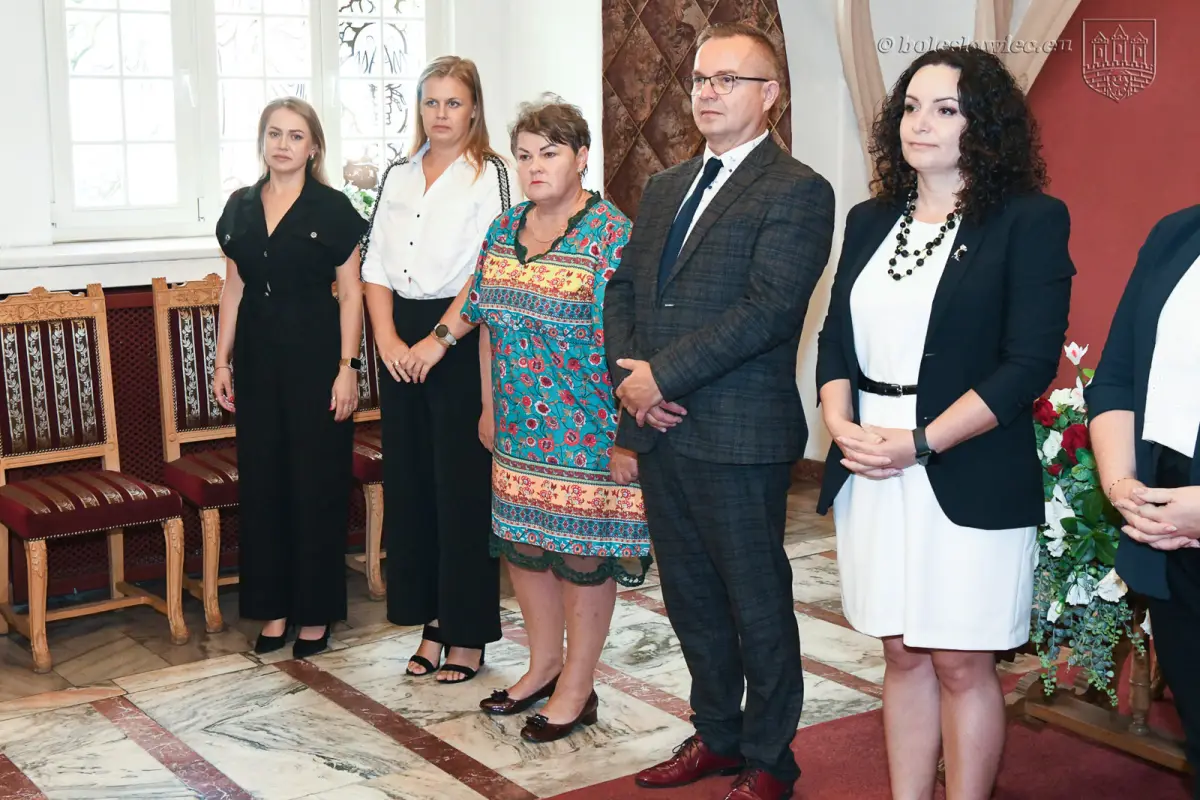 Uroczystość w ratuszu