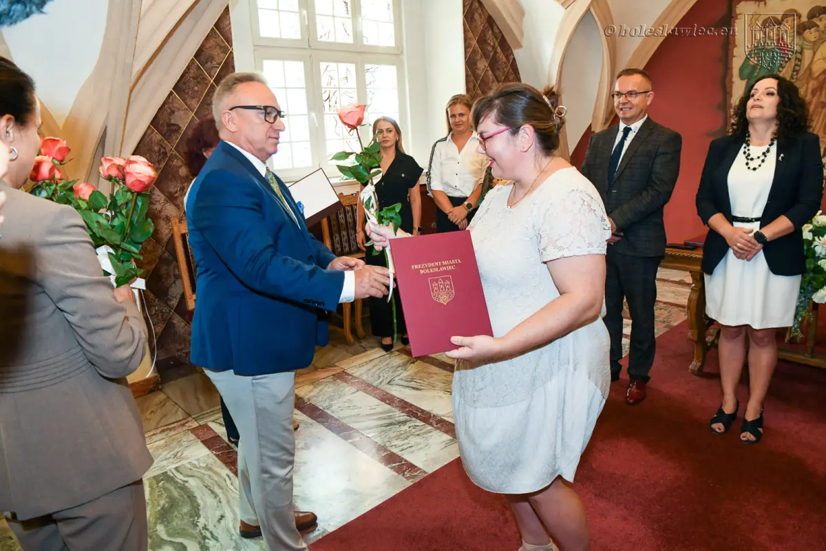 Uroczystość w ratuszu