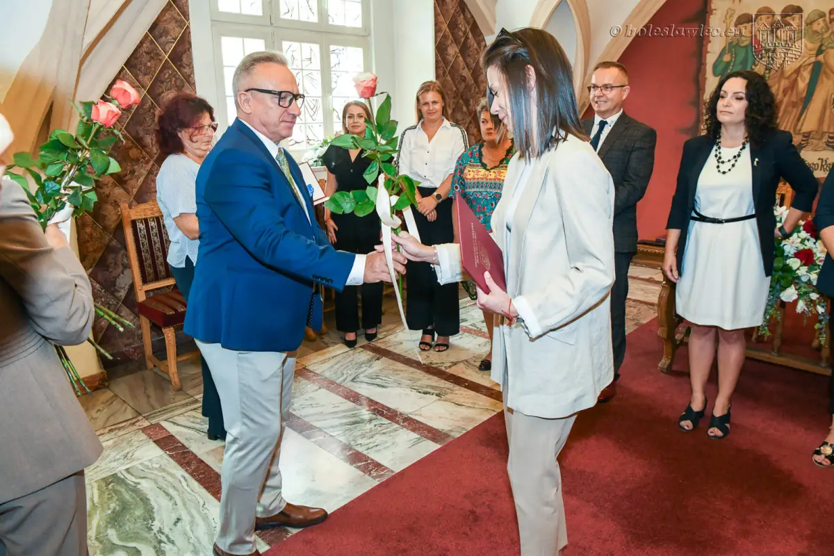 Uroczystość w ratuszu