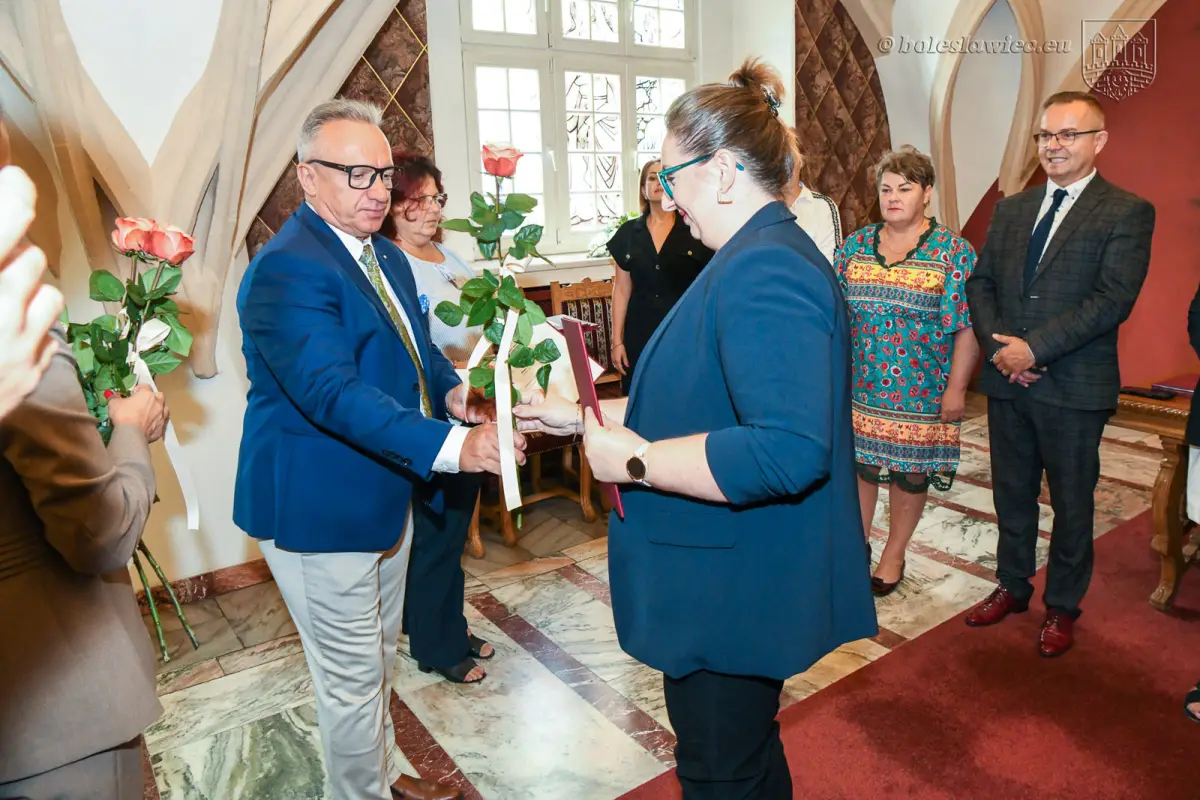 Uroczystość w ratuszu