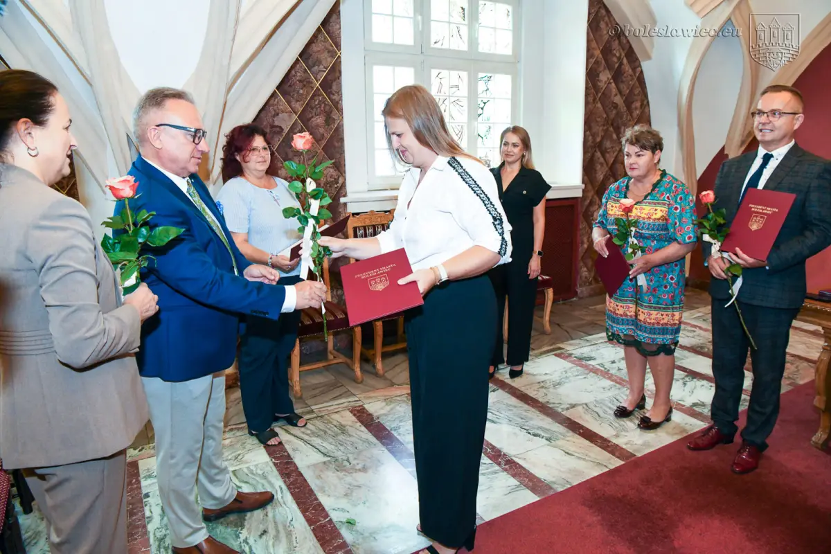 Uroczystość w ratuszu