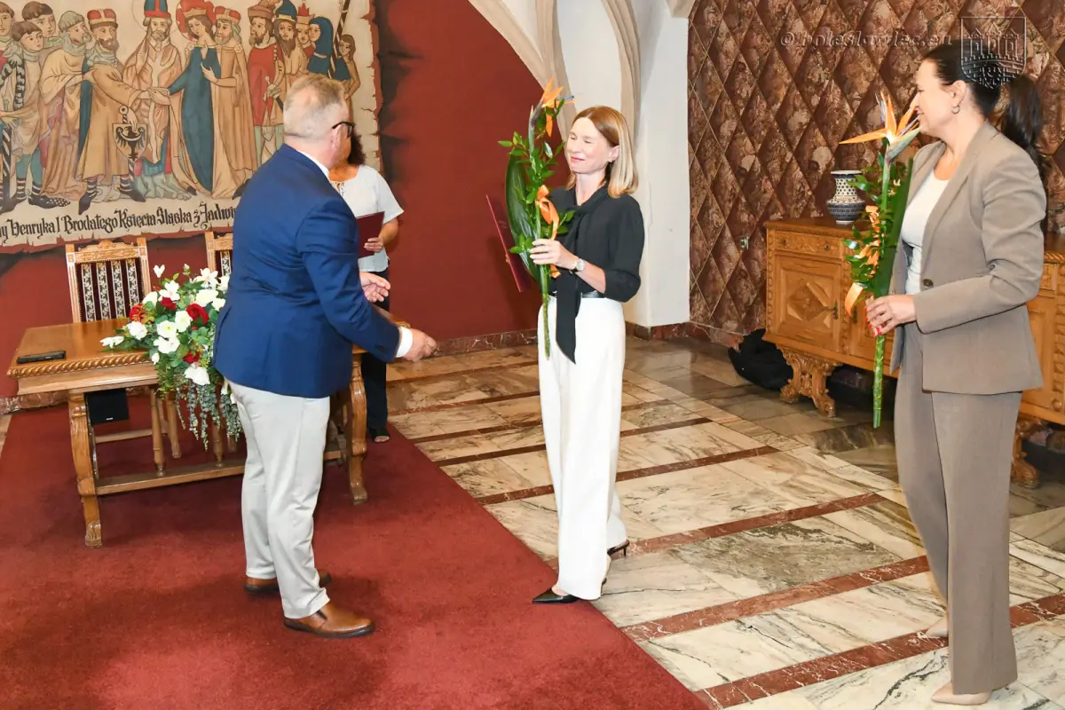 Uroczystość w ratuszu