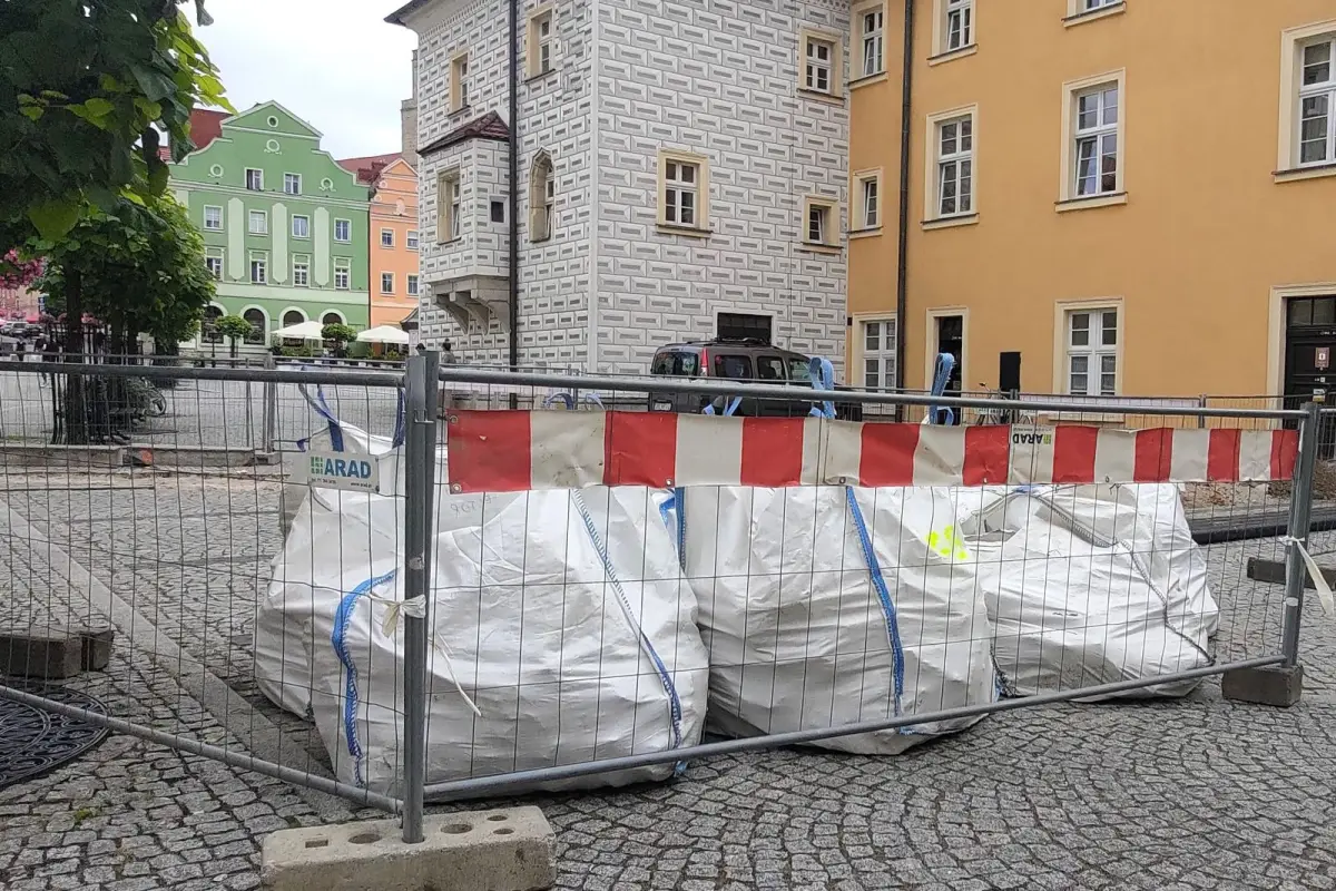 Prace na bolesławieckim rynku