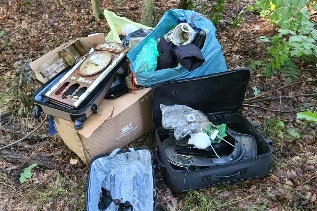 Kolejne dzikie wysypisko w lesie