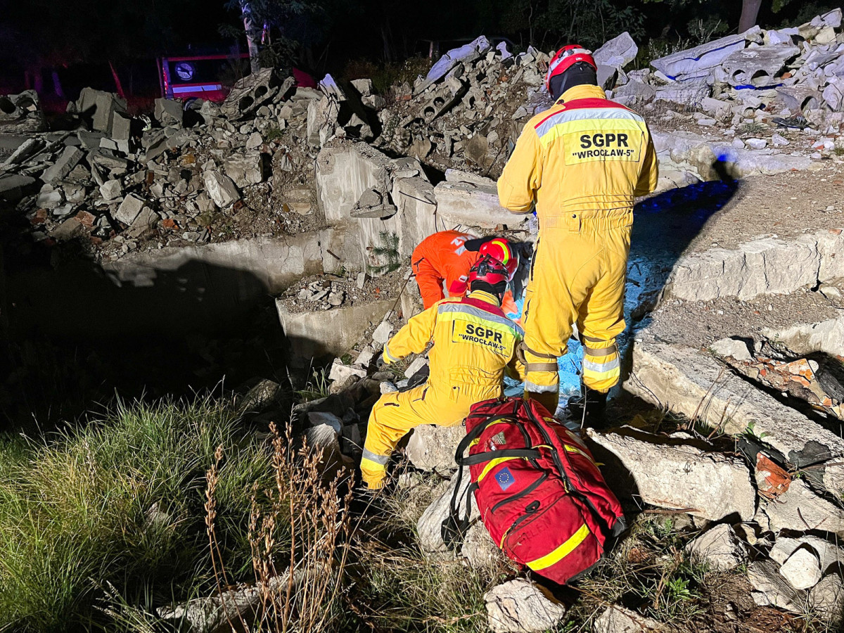 Ćwiczenia strażackie