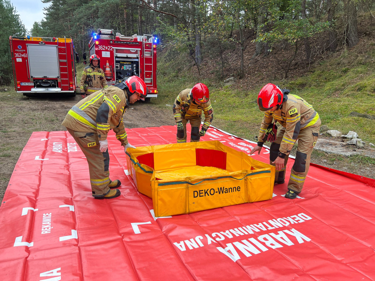 Ćwiczenia strażackie