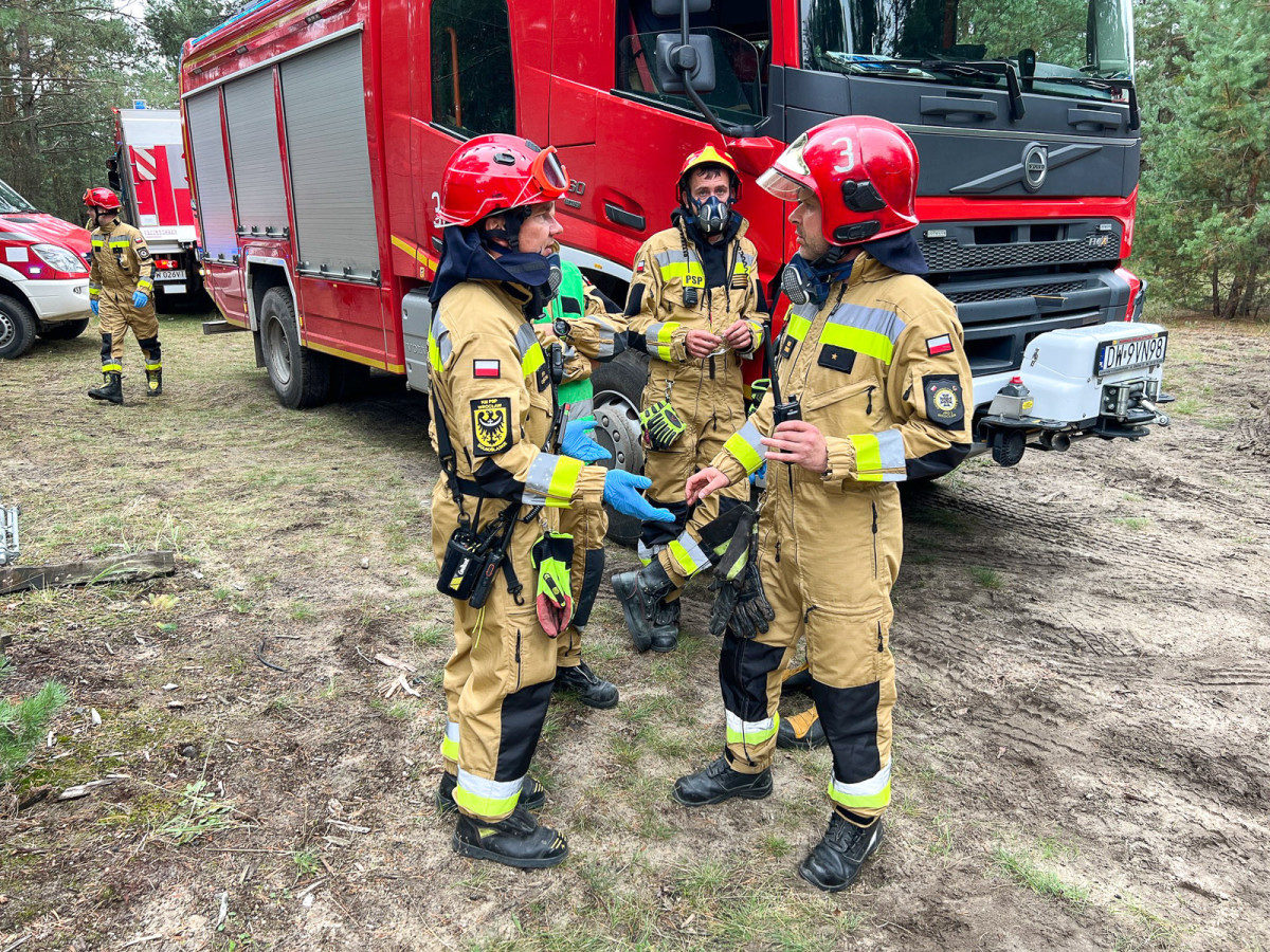 Ćwiczenia strażackie