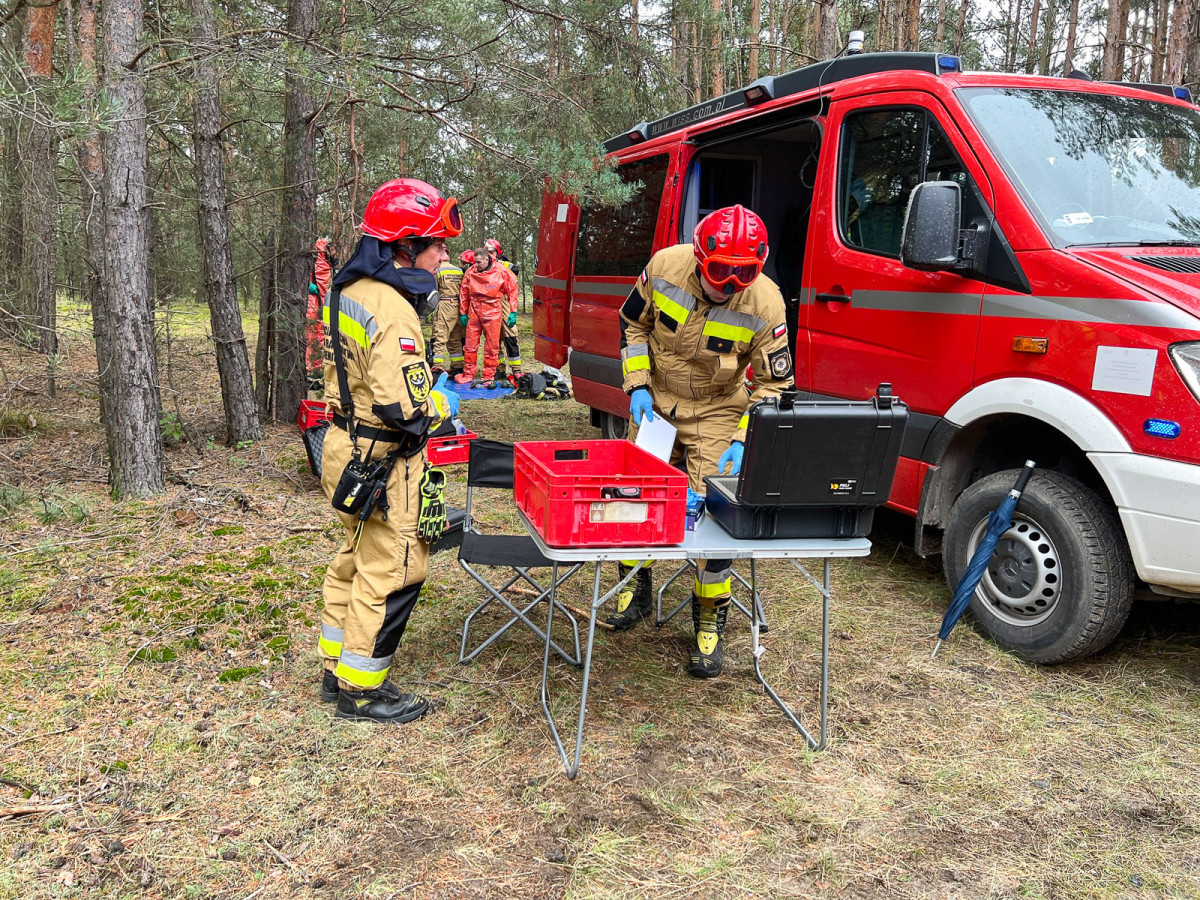 Ćwiczenia strażackie