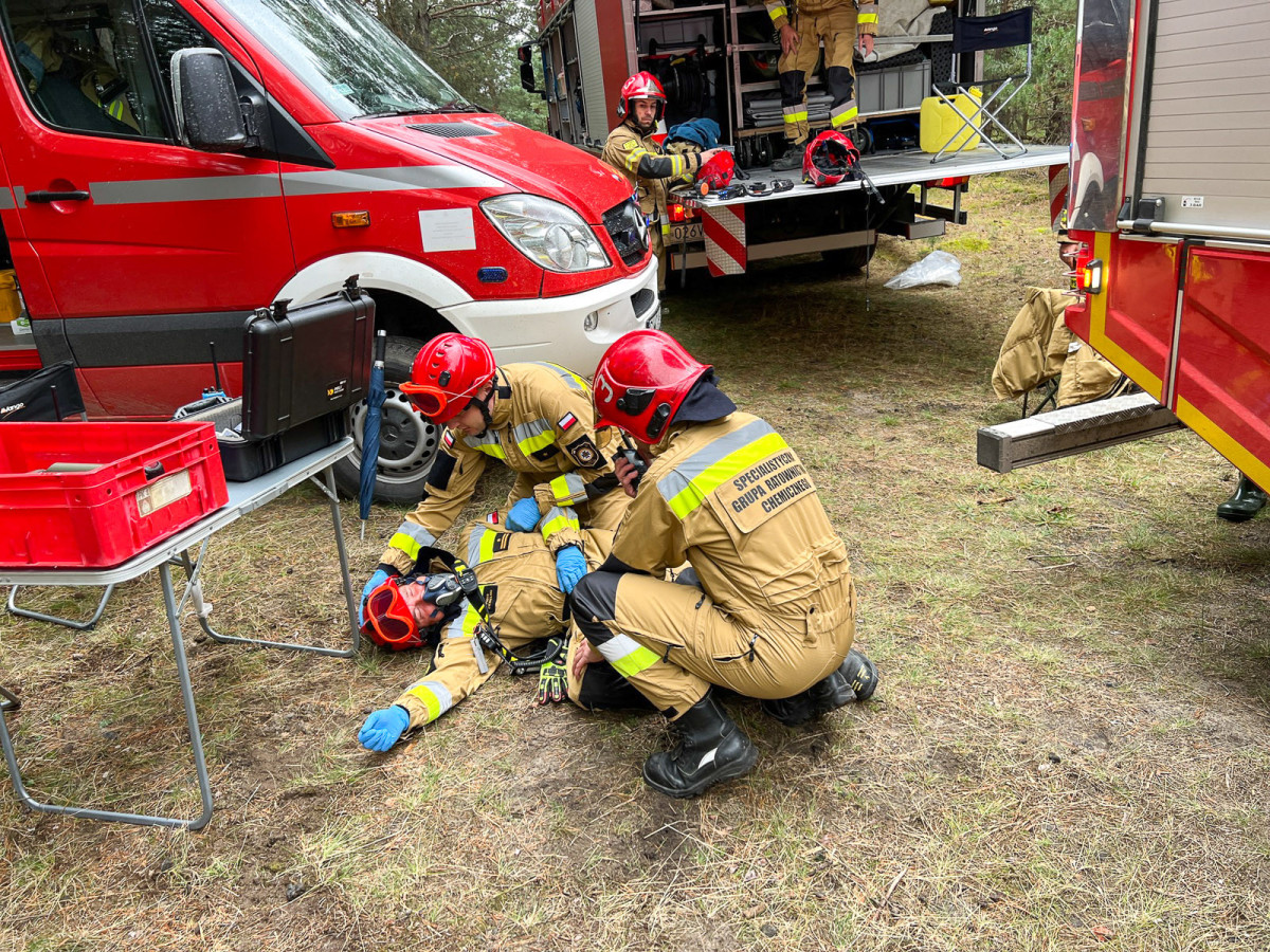 Ćwiczenia strażackie