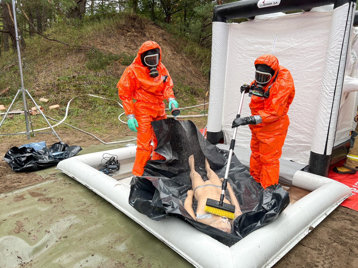 Ćwiczenia strażackie