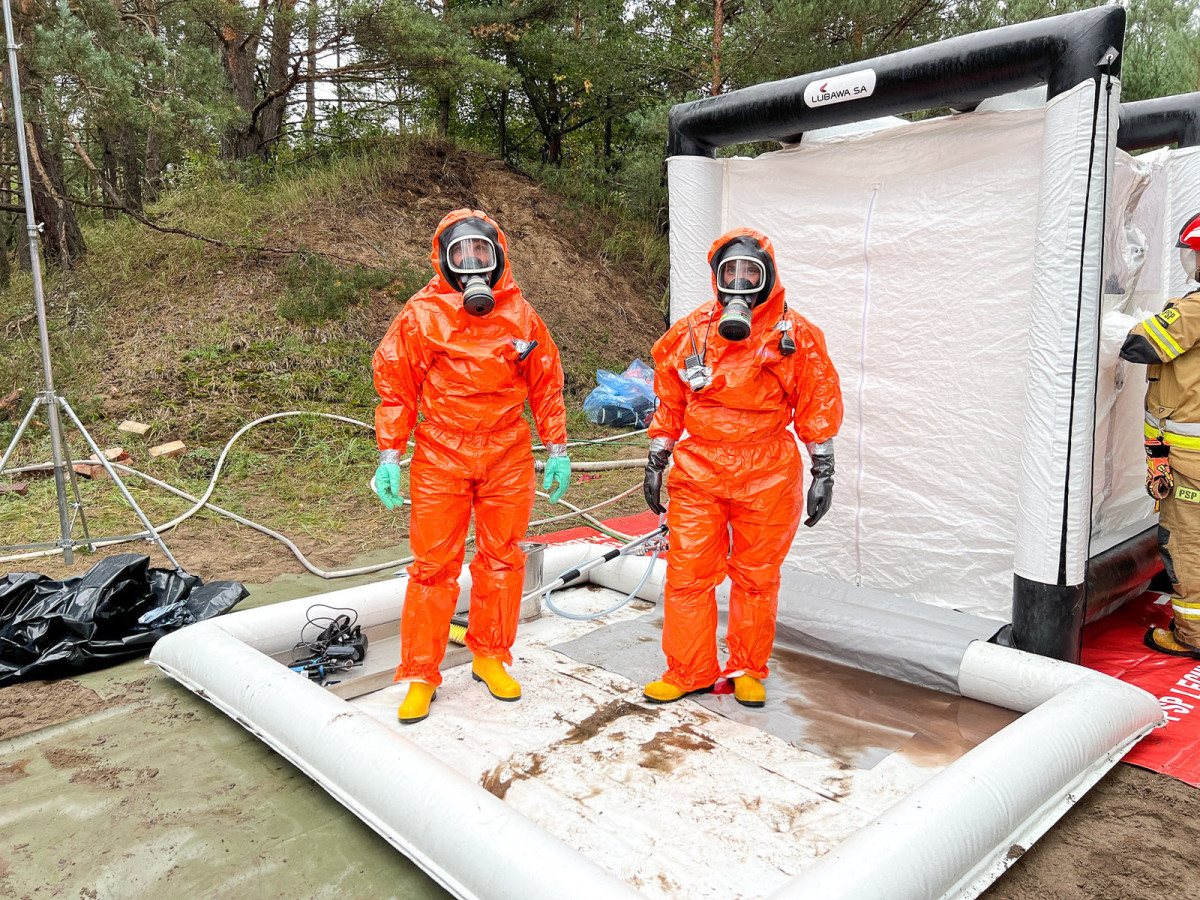 Ćwiczenia strażackie