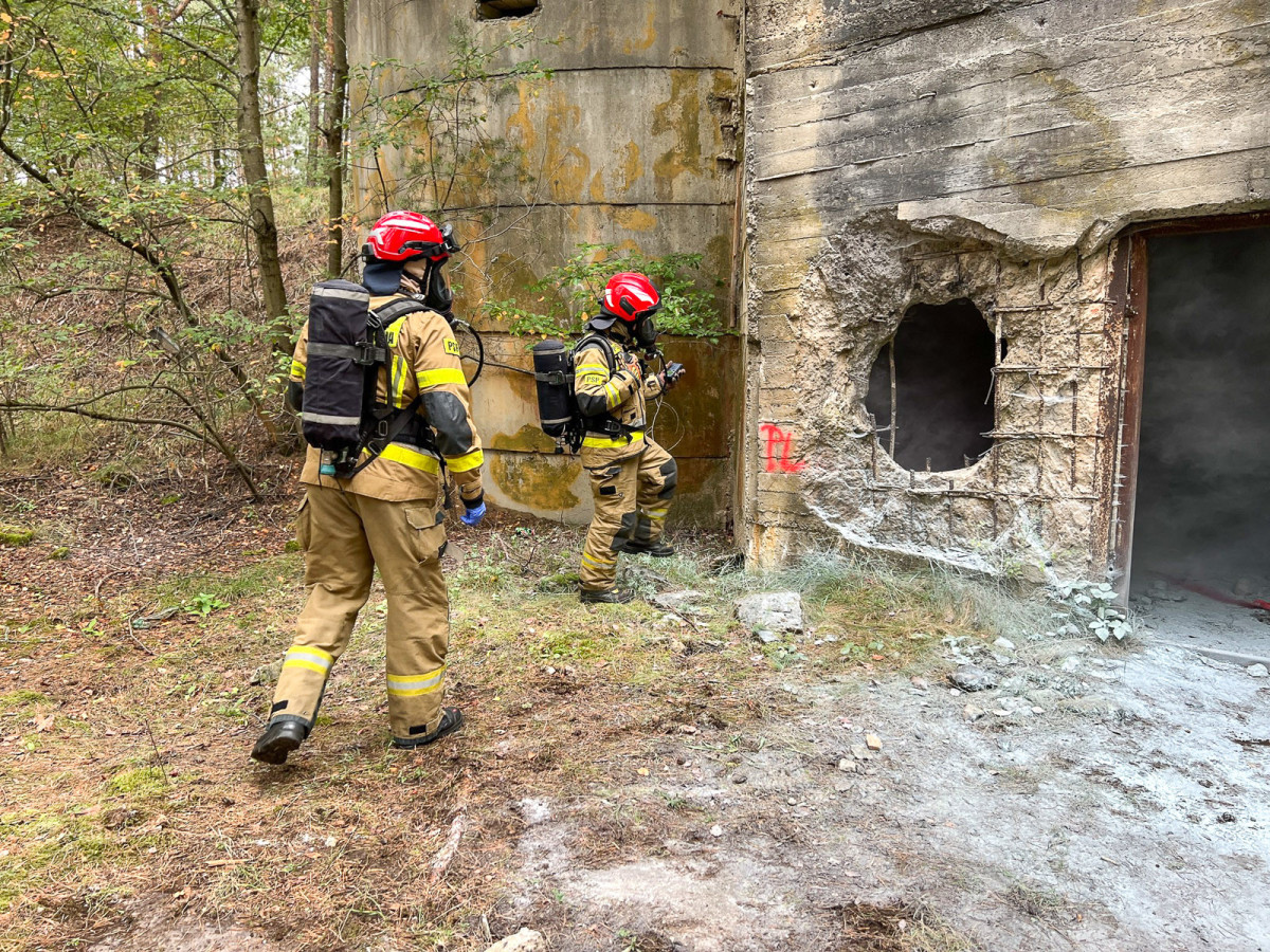 Ćwiczenia strażackie