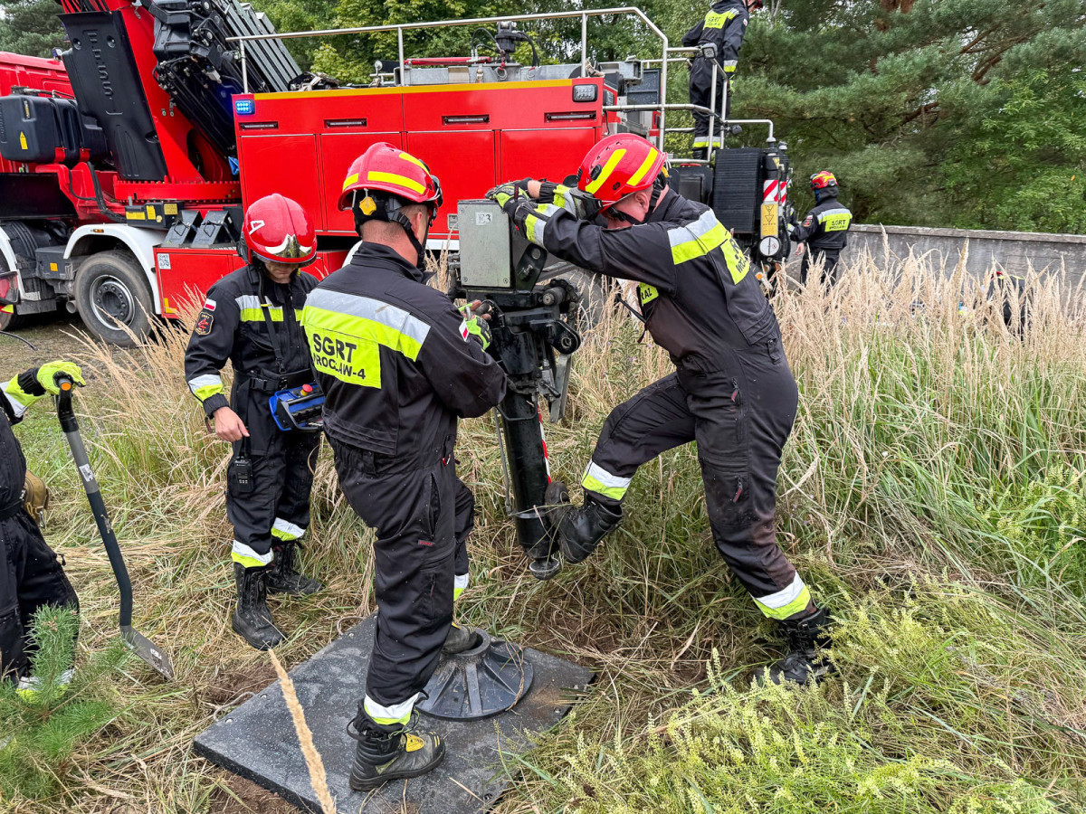 Ćwiczenia strażackie