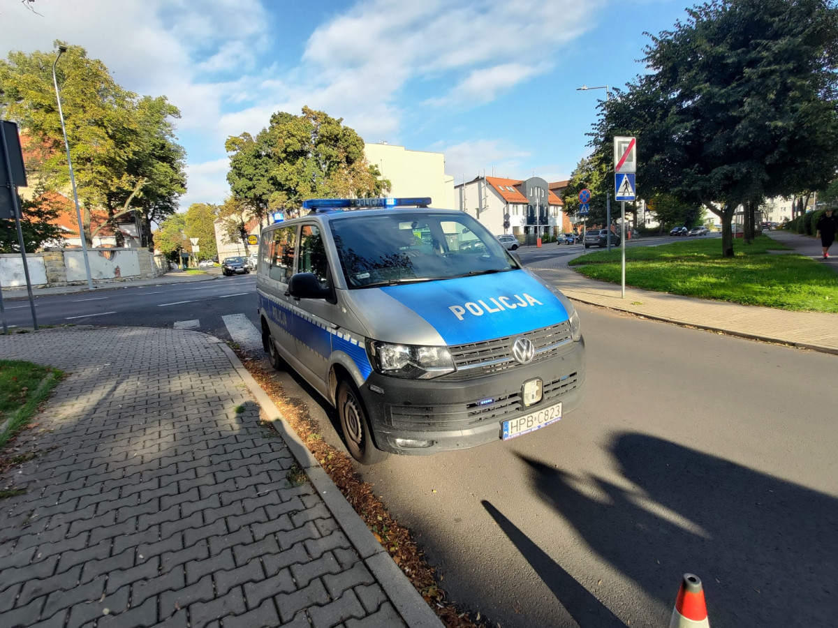 Akcja służb przy ulicy Chrobrego w Bolesławcu