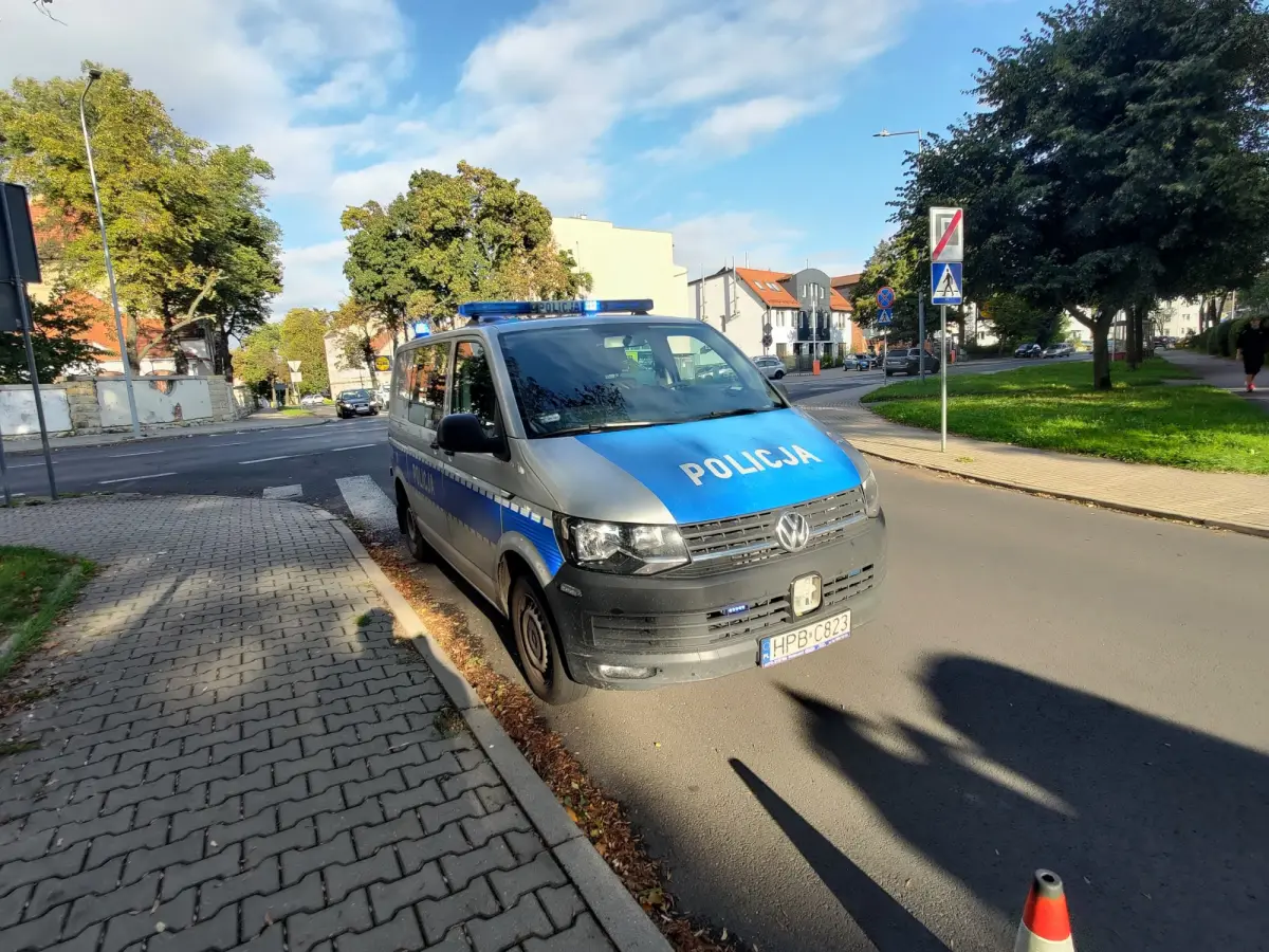 Akcja służb przy ulicy Chrobrego w Bolesławcu