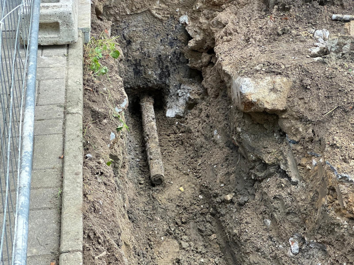 Wyciek gazu przy bloku na Bielskiej w Bolesławcu