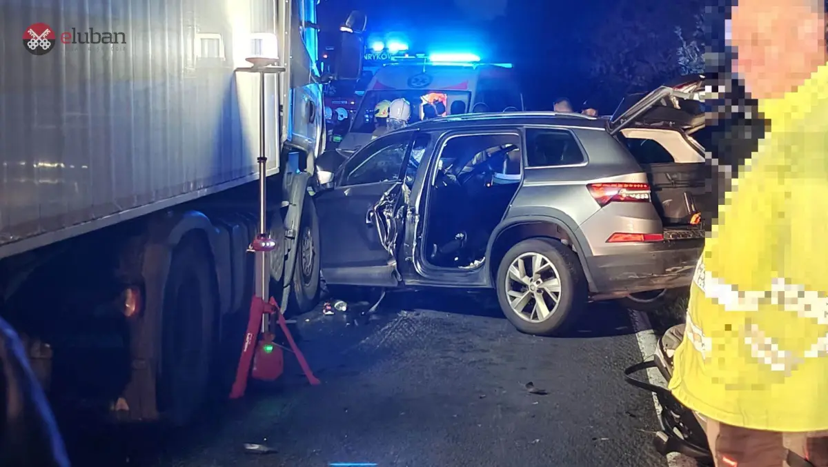 Rodzinny dramat na drodze. Zginęła pasażerka auta