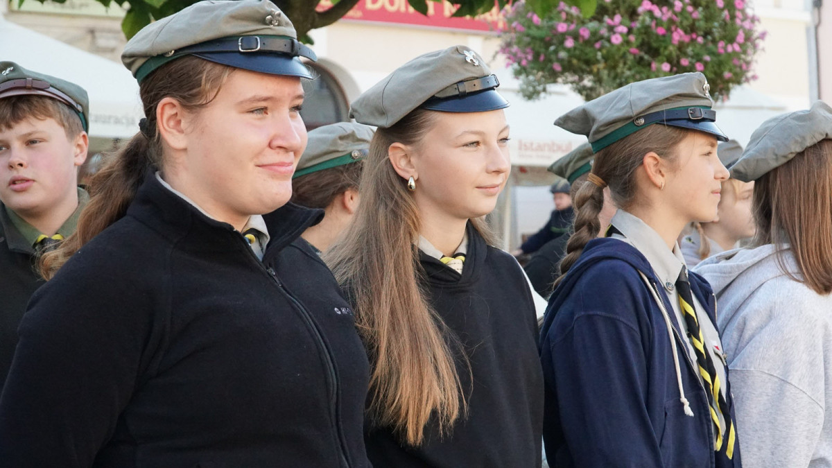 Uroczystość na bolesławieckim rynku