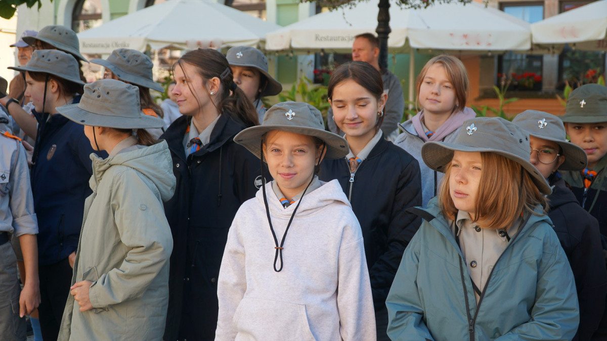 Uroczystość na bolesławieckim rynku