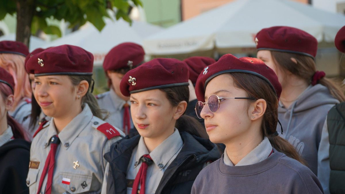 Uroczystość na bolesławieckim rynku