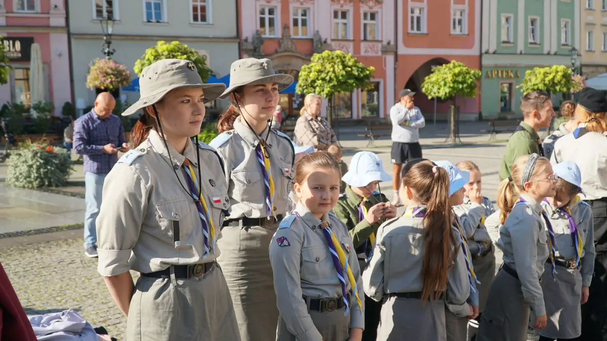 Ceremony in Bolesławiec Market Square