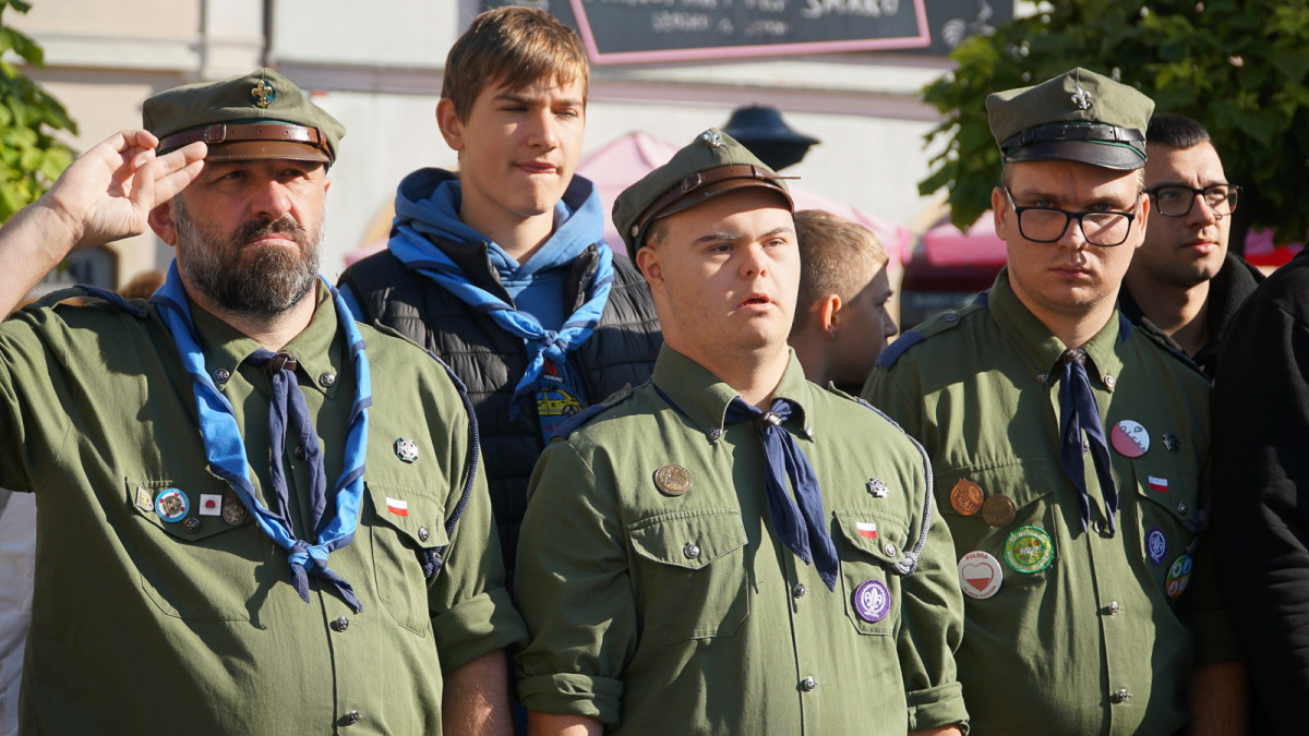 Uroczystość na bolesławieckim rynku
