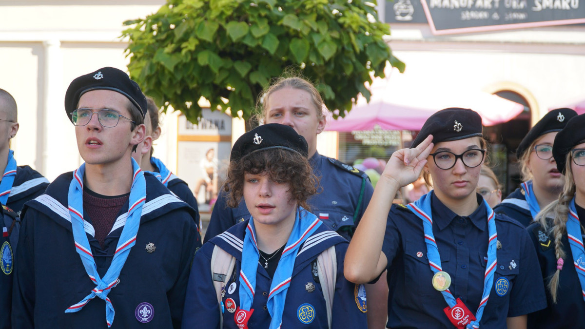 Uroczystość na bolesławieckim rynku