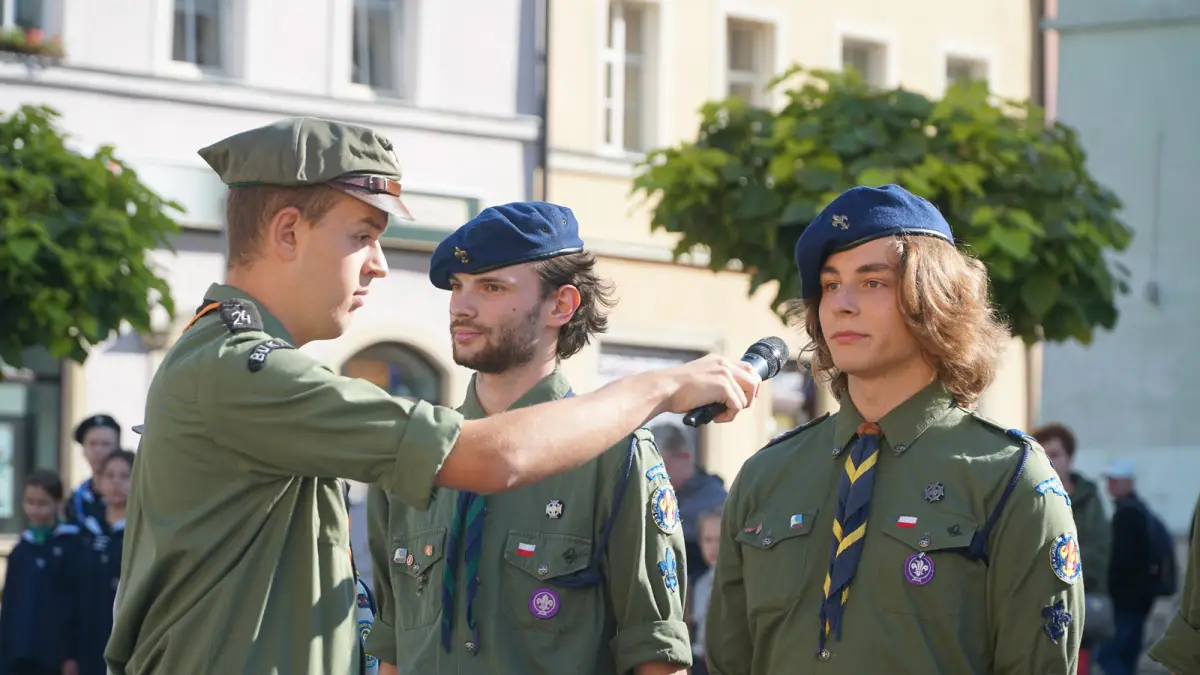 Uroczystość na bolesławieckim rynku