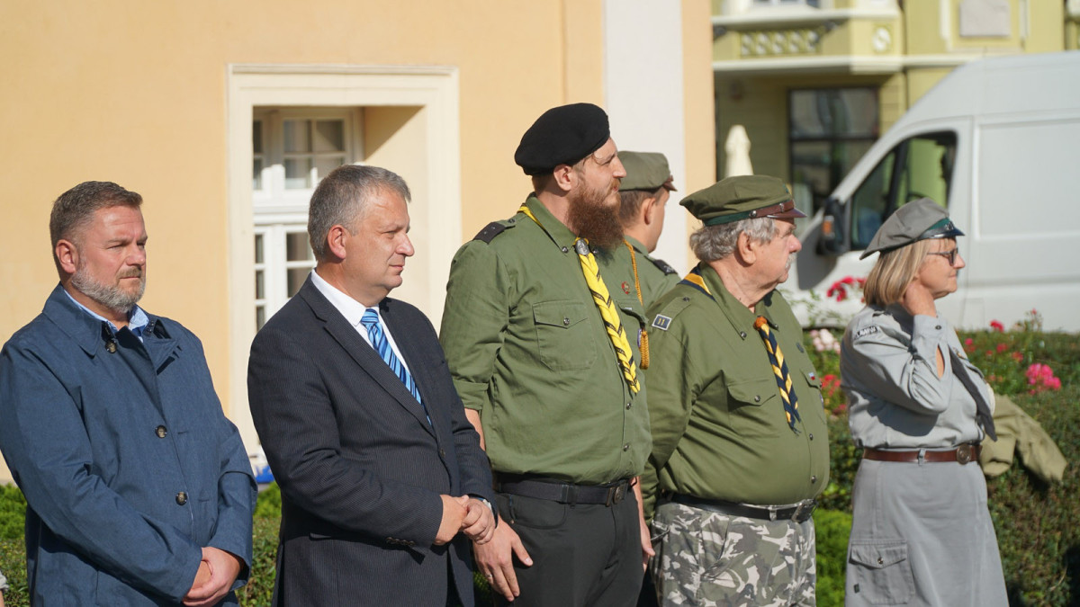 Uroczystość na bolesławieckim rynku